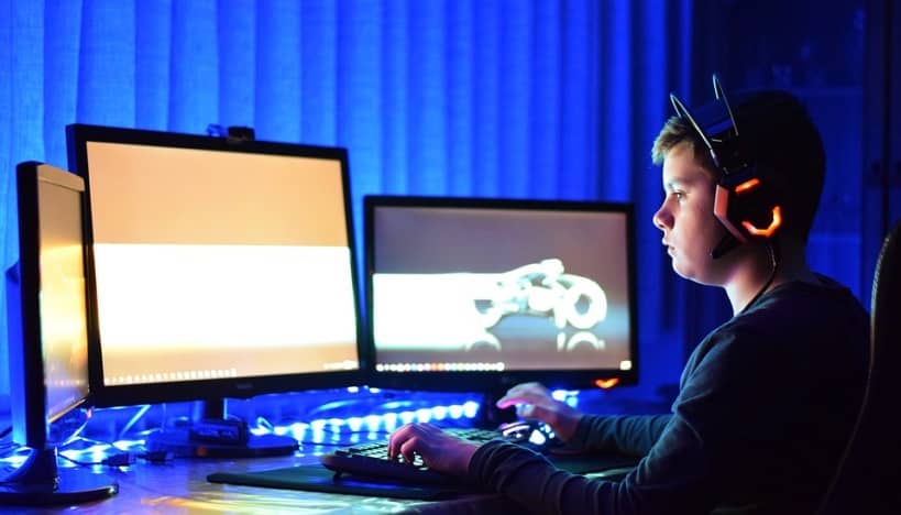 joven gamer